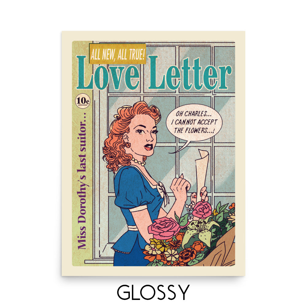 Age of Comics | Romance Collection | Love Letter | Glossy Poster – Lirius  Games