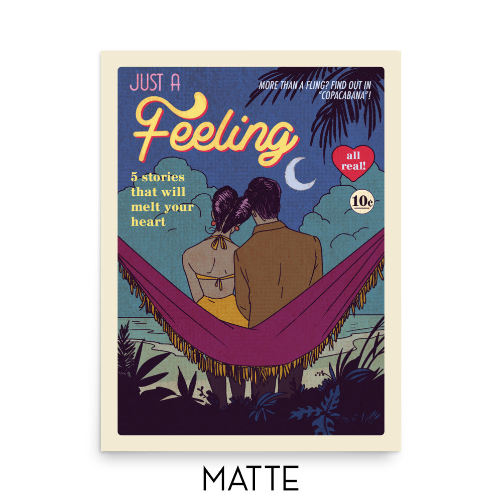 Age of Comics | Romance Collection | Feeling | Matte Poster