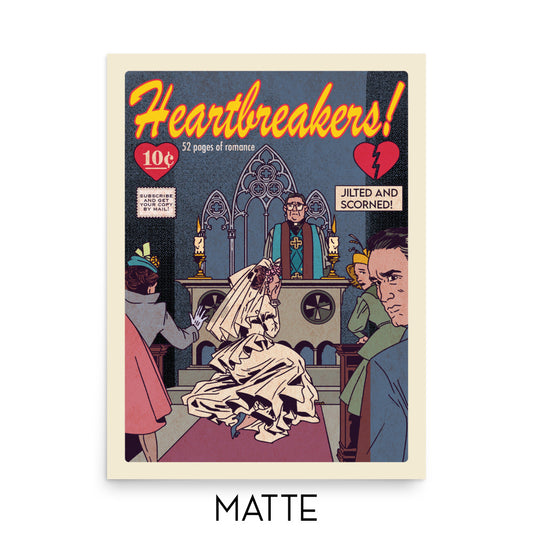 Age of Comics | Romance Collection | Heartbreakers! | Matte Poster