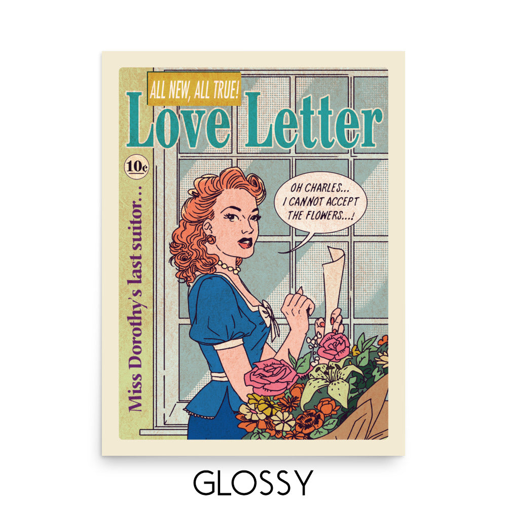 Age of Comics | Romance Collection | Love Letter | Glossy Poster