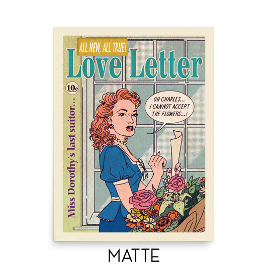 Age of Comics | Romance Collection | Love Letter | Matte Poster