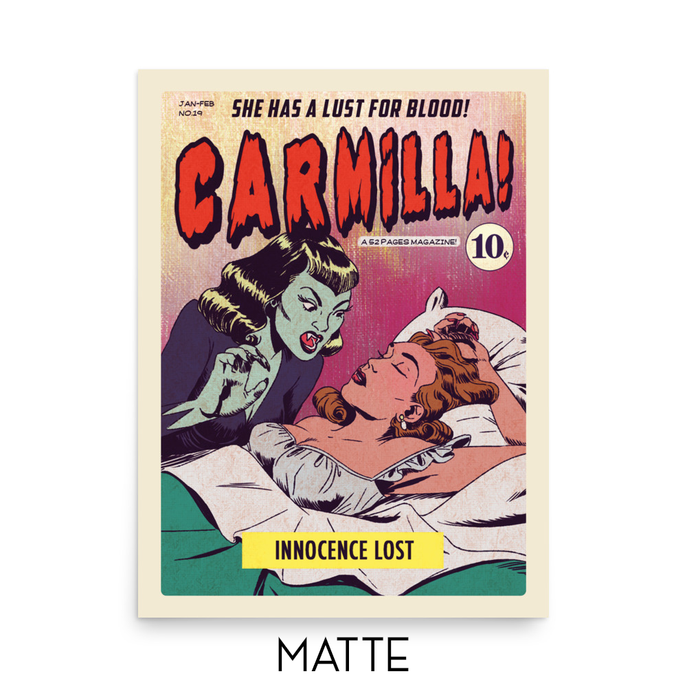 Age of Comics | Horror Collection | Carmilla | Matte Poster