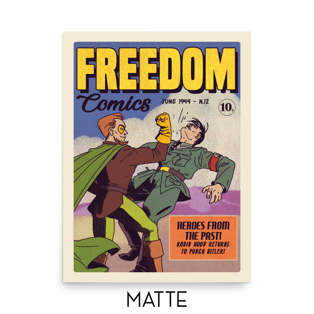 Age of Comics | Superhero Collection | Freedom | Matte Poster