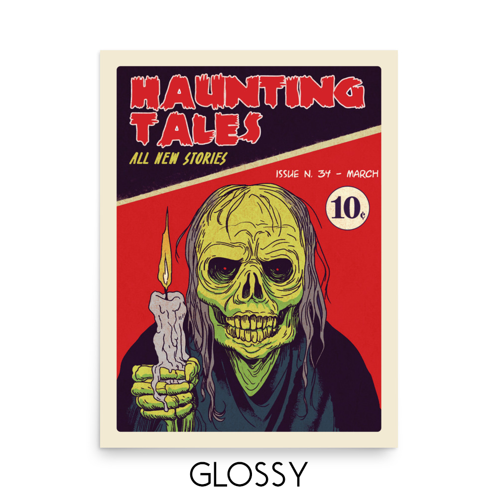Age of Comics | Horror Collection | Haunting Tales | Glossy Poster