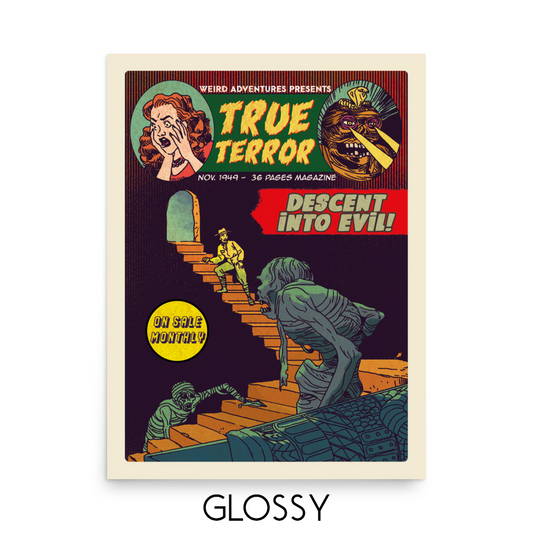 Age of Comics | Horror Collection | True Terror | Glossy Poster