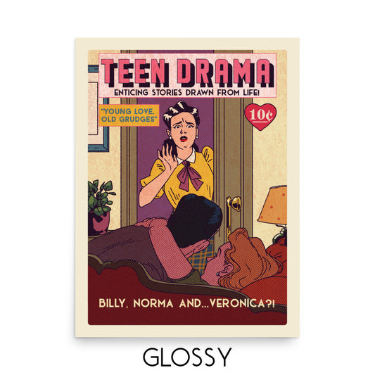 Age of Comics | Romance Collection | Teen Drama | Glossy Poster