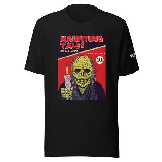 Age of Comics | Horror Collection | Haunting Tales | Unisex T-shirt | Black | Front Print