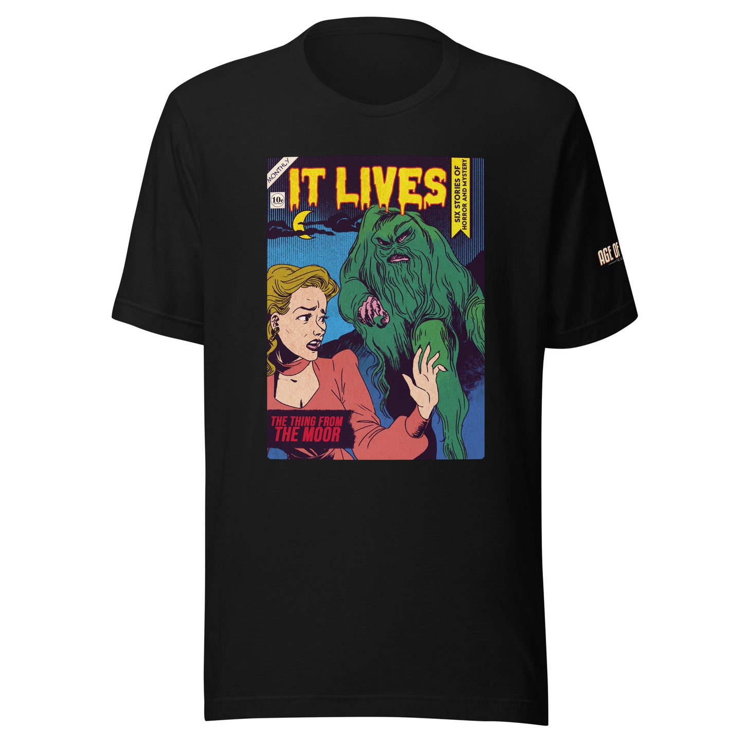 Age of Comics | Horror Collection | It Lives | Unisex T-shirt | Black | Front Print