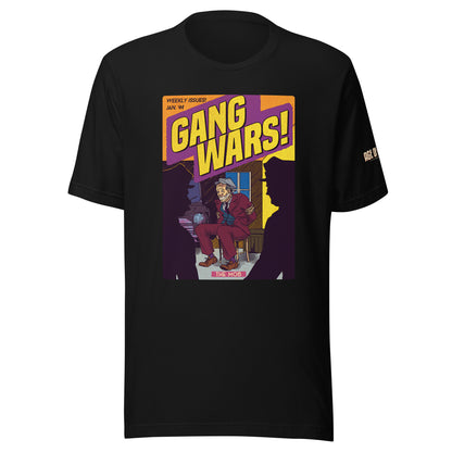 Age of Comics | Crime Collection | Gang Wars  | Unisex T-shirt | Black | Front Print