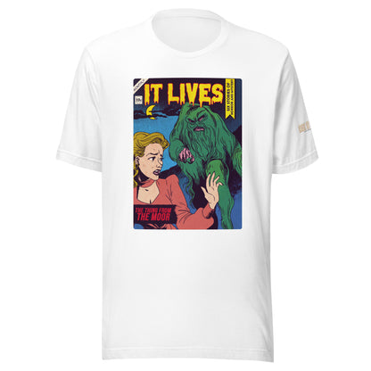 Age of Comics | Horror Collection | It Lives | Unisex T-shirt | White | Front Print