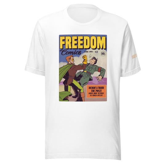 Age of Comics | Superhero Collection | Freedom | Unisex T-shirt | White | Front Print