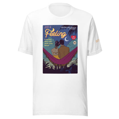 Age of Comics | Romance Collection | Feeling | Unisex T-shirt | White | Front Print