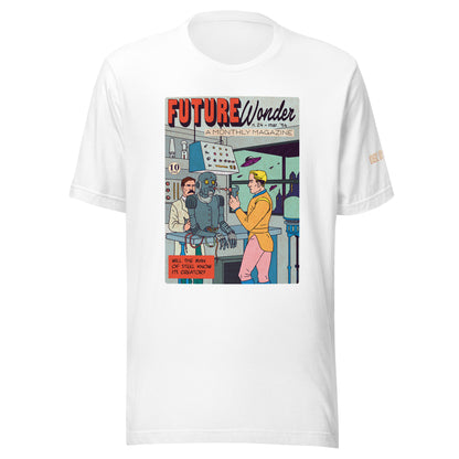 Age of Comics | Scifi Collection | Future Wonder | Unisex T-shirt | White | Front Print