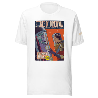 Age of Comics | Scifi Collection | Stories of Tomorrow | Unisex T-shirt | White | Front Print