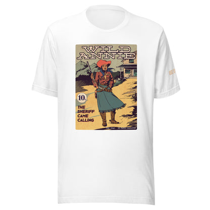 Age of Comics | Western Collection | Wild Annie | Unisex T-shirt | White | Front Print