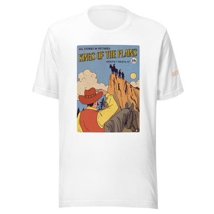 Age of Comics | Western Collection | Kings of the Plains | Unisex T-shirt | White | Front Print