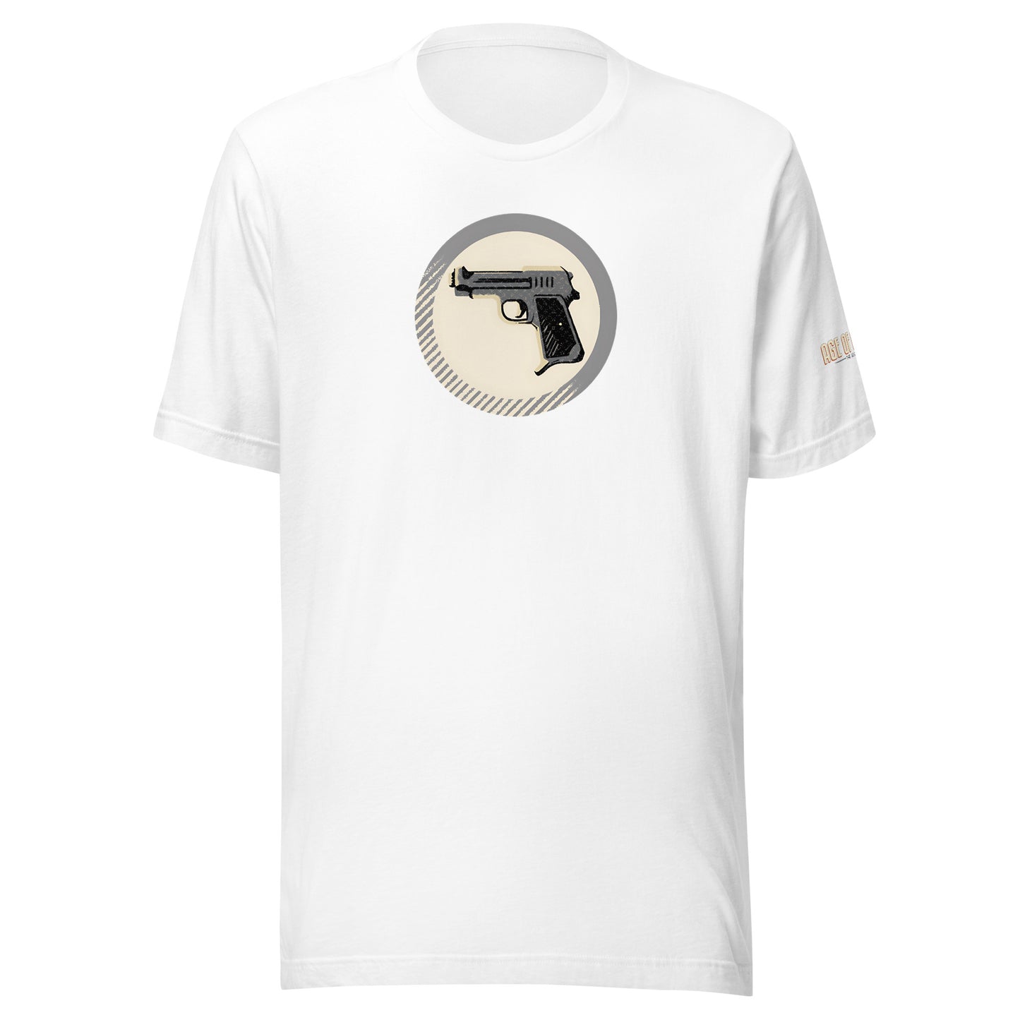 Age of Comics | Crime Collection | Crime Icon | Unisex T-shirt | White | Front